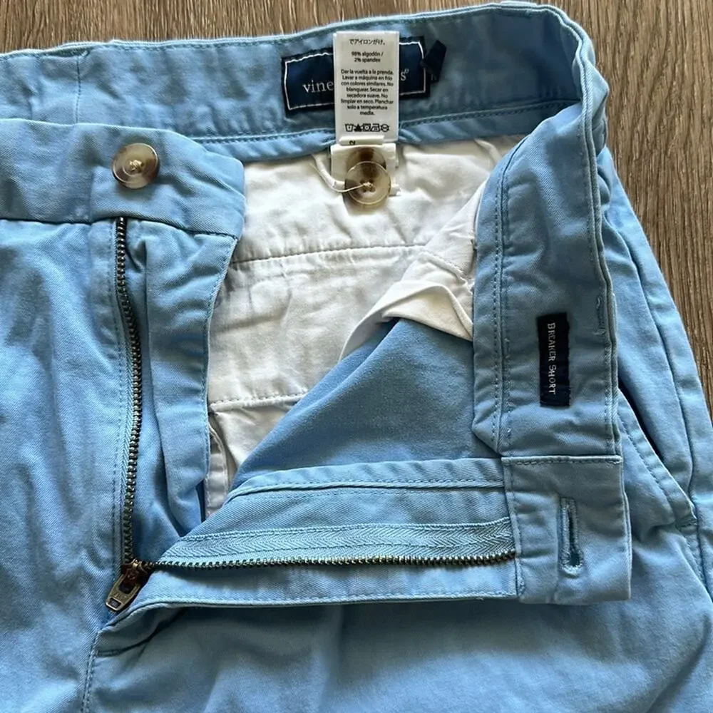 Vineyard Vines Breaker Shorts Light Blue Size 30 Preppy Classic‎